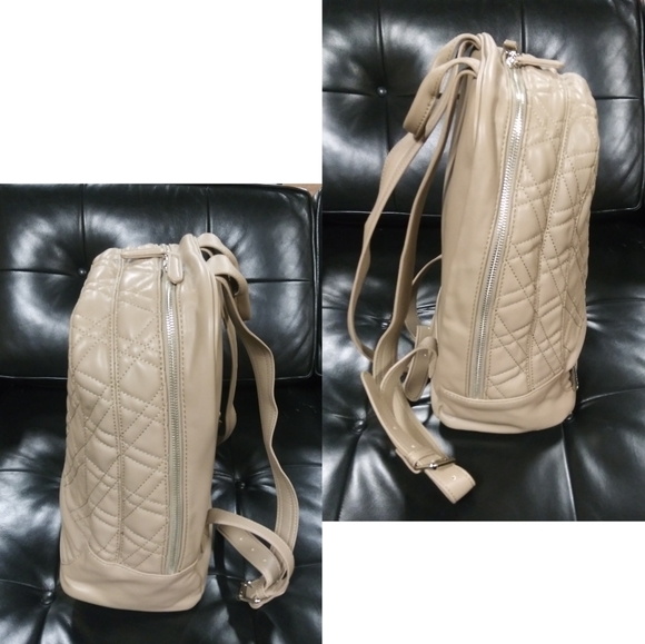 Steve Madden | NEW Quilted Backpack Tan - Picture 4 of 8